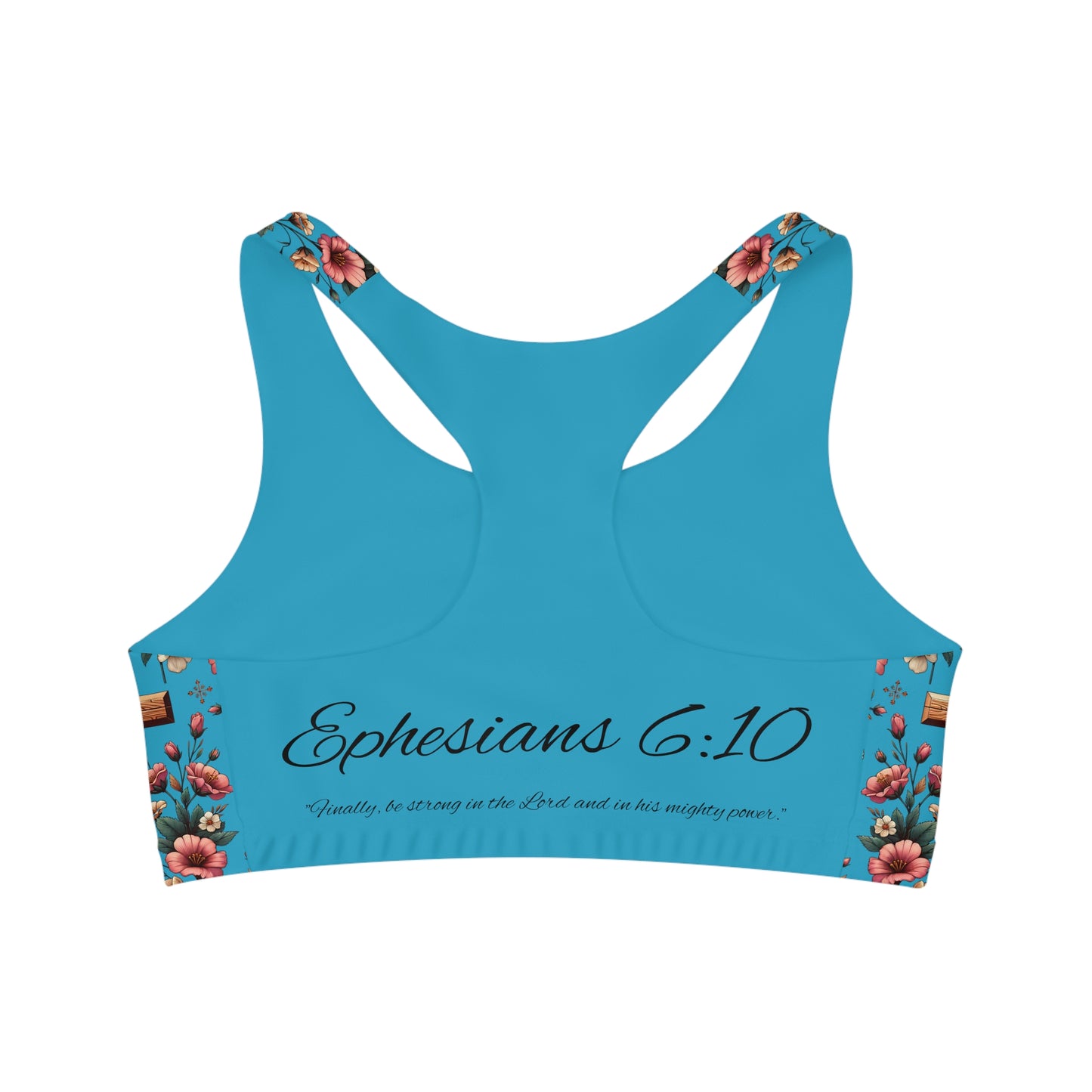 (Ephesians 6:10) Seamless Sports Bra