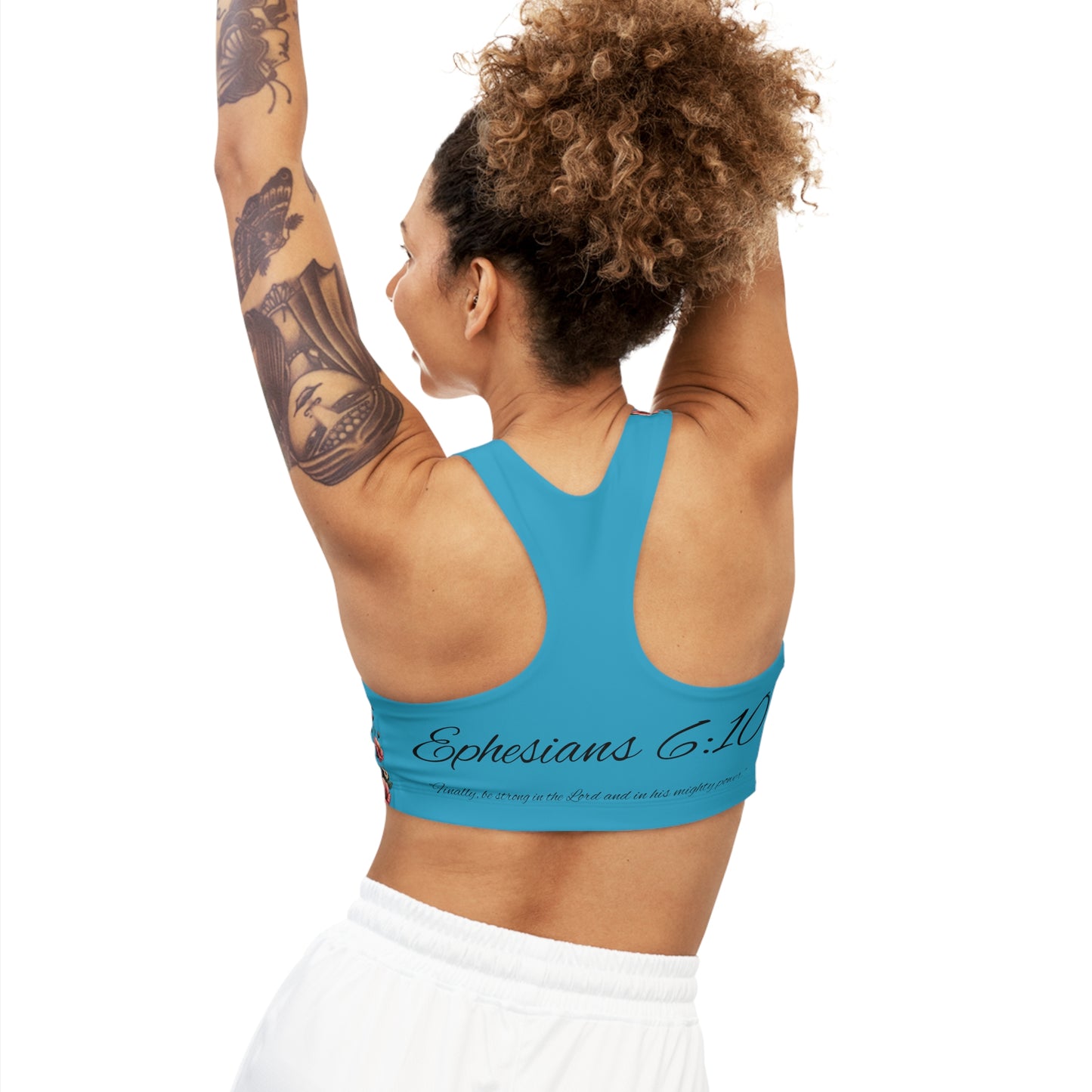 (Ephesians 6:10) Seamless Sports Bra