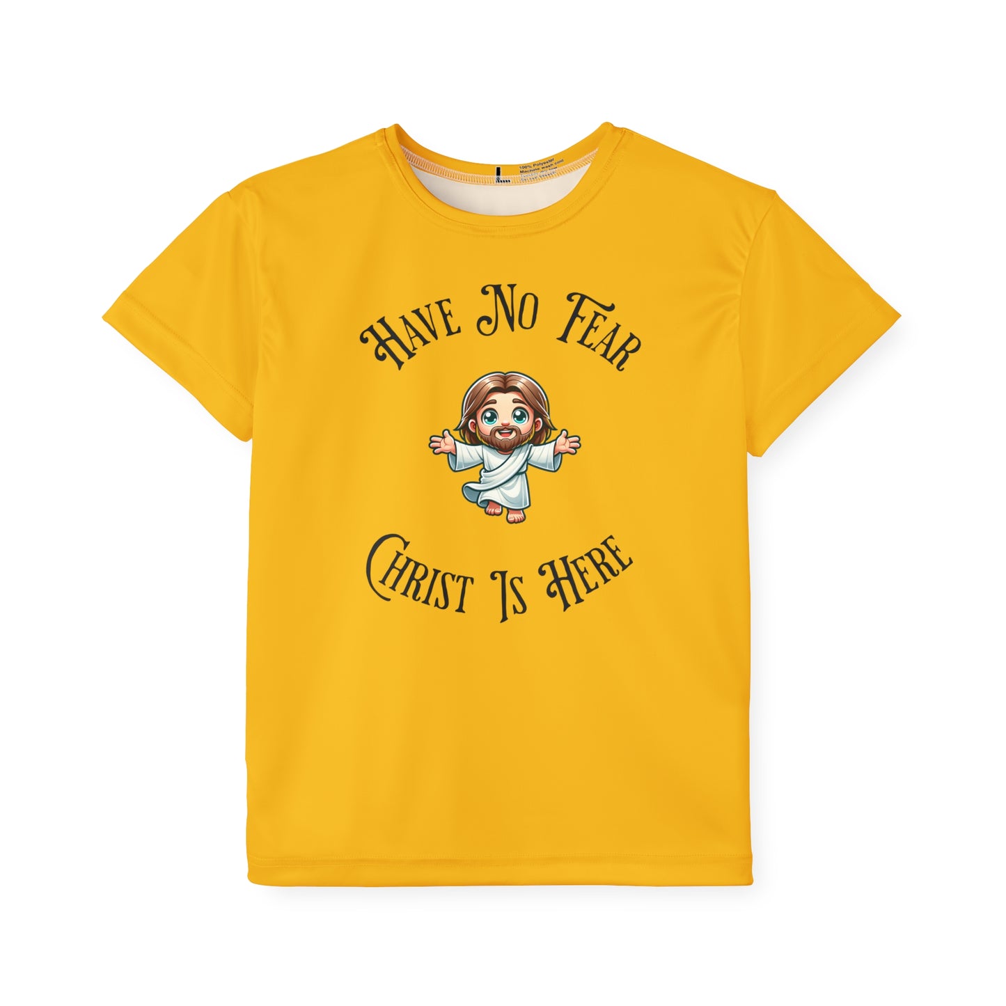 (Have No Fear) Kids Yellow Sports Jersey