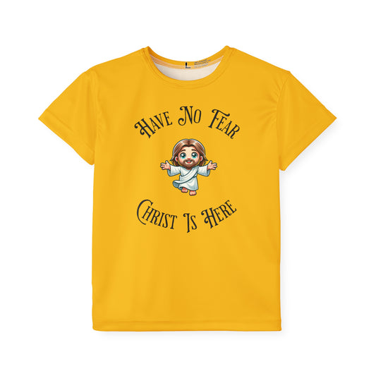 (Have No Fear) Kids Yellow Sports Jersey