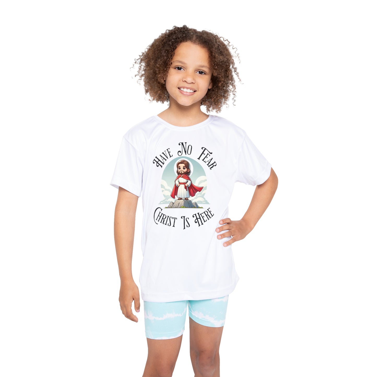 (Have No Fear) Kids White Sports Jersey