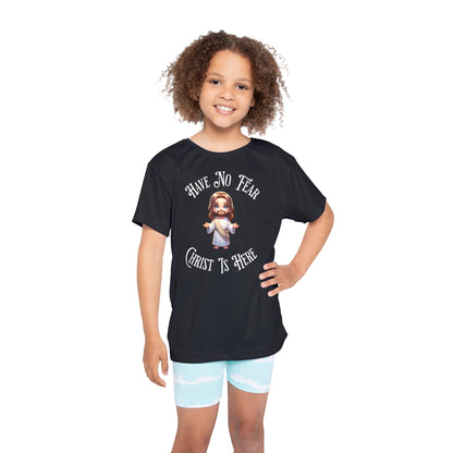 (Have No Fear) Kids Black Sports Jersey