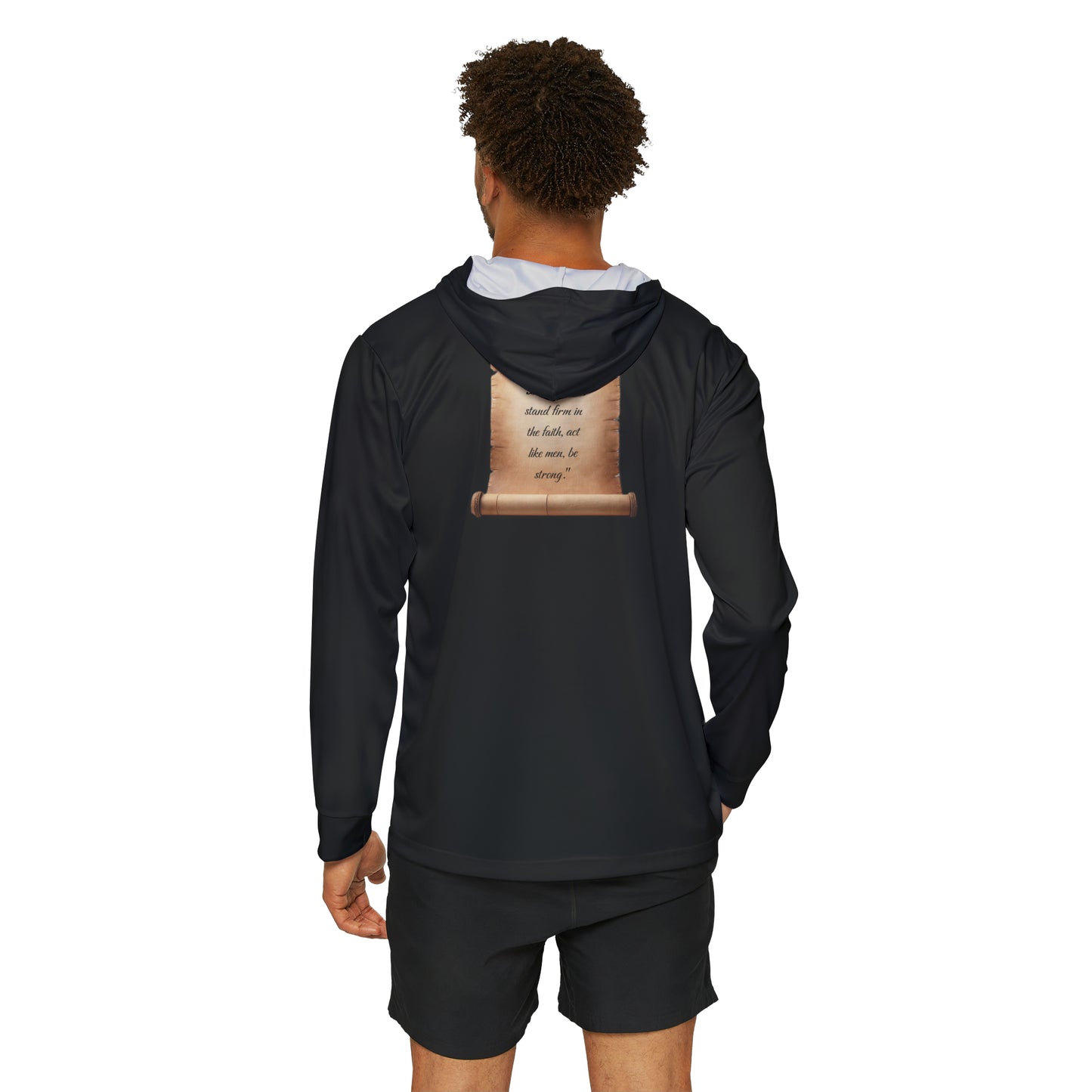 (1 Corinthians 16:13) Men's Sports Warmup Hoodie