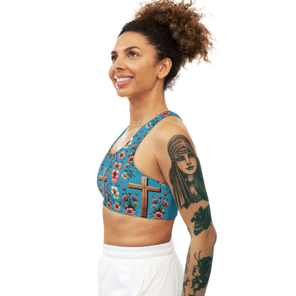 (Ephesians 6:10) Seamless Sports Bra