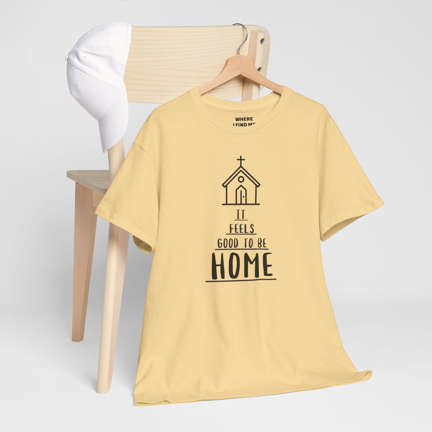 (It Feels Good To Be Home) Unisex Heavy Cotton Tee